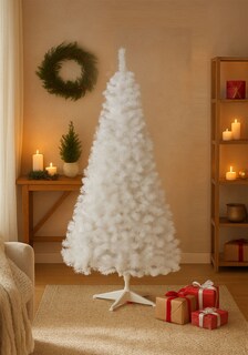 Foto 4 | Arbol De Navidad Artificial Blanco Alto 1.60 M Empire Kyuden Home