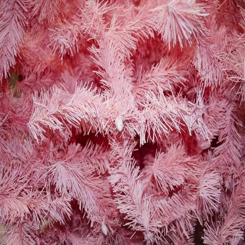 Foto 4 pulgar | Arbol De Navidad Artificial Rosa Frondoso Alto 1.60 M Valley Kyuden Home