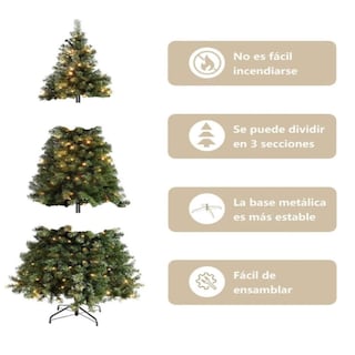 Foto 3 | Árbol de Navidad 180 cm