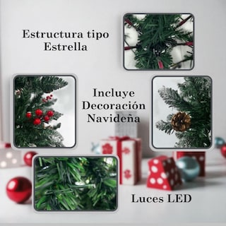 Foto 3 | Árbol de Navidad 180 cm