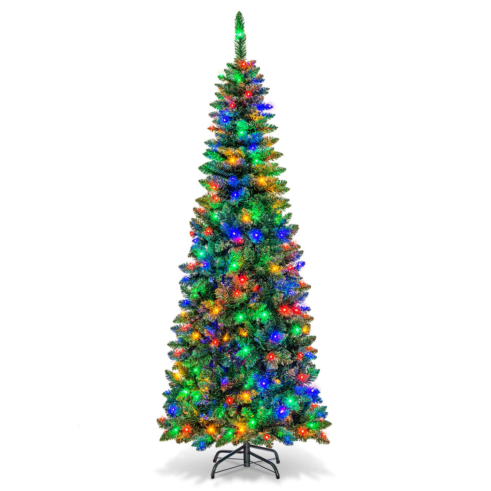 Foto 2 pulgar | Lápiz Preiluminado Goplus Christmas Tree De 2 2 M Con 250 Luces Led - Venta Internacional.