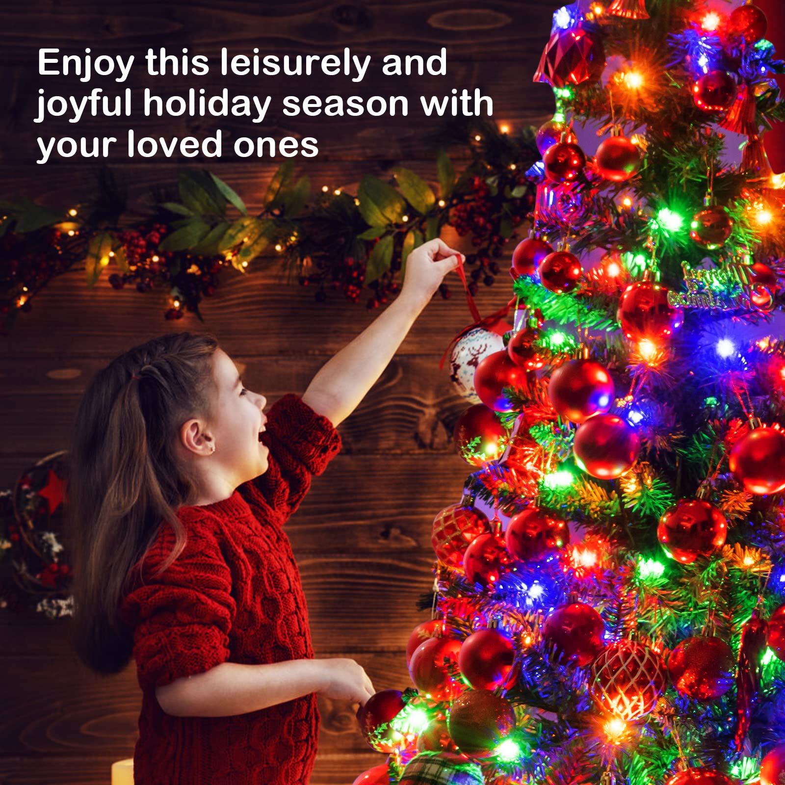 Foto 6 | Lápiz Preiluminado Goplus Christmas Tree De 2 2 M Con 250 Luces Led - Venta Internacional.