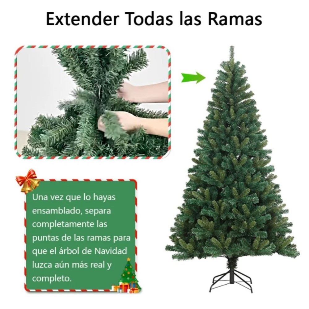 Foto 3 pulgar | Árbol de Navidad 210 cm