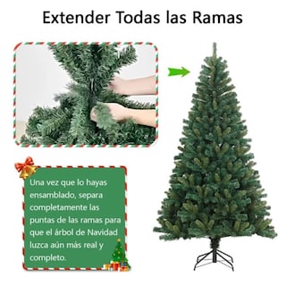 Foto 2 | Árbol de Navidad 210 cm