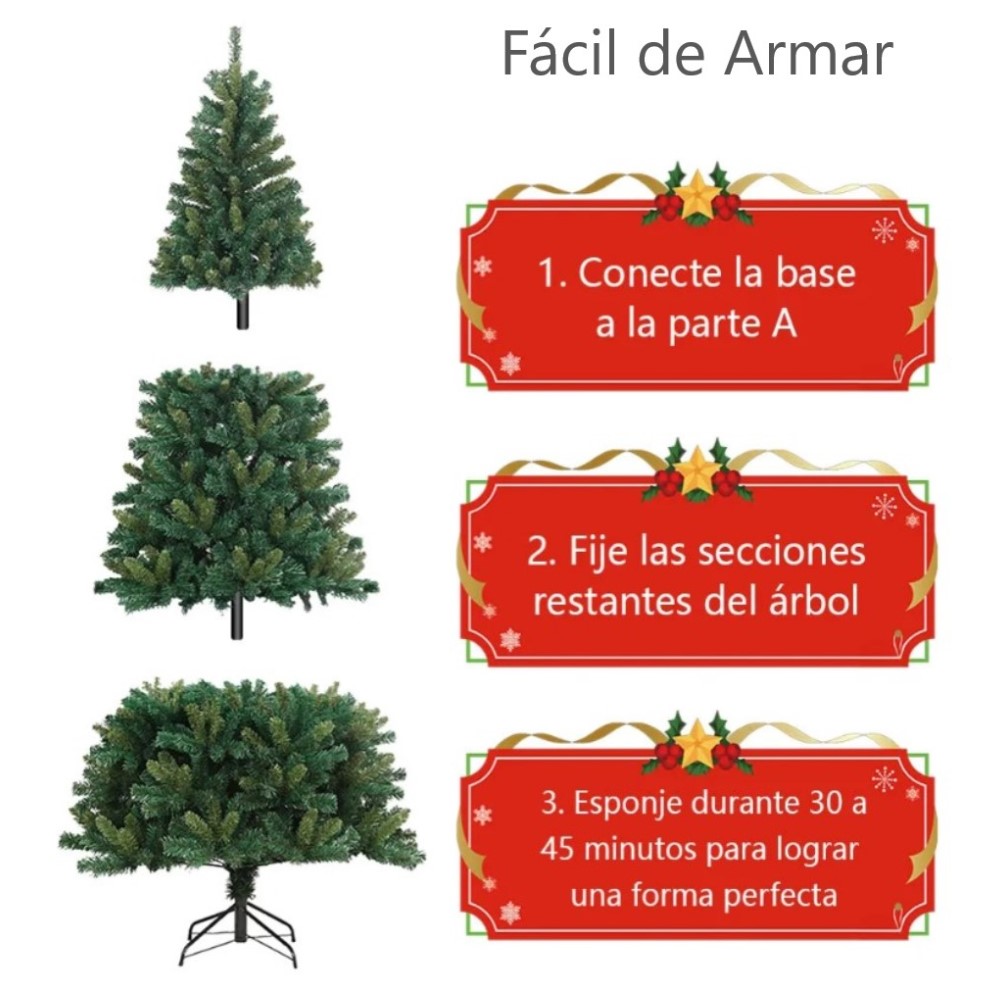 Foto 4 pulgar | Árbol de Navidad 210 cm