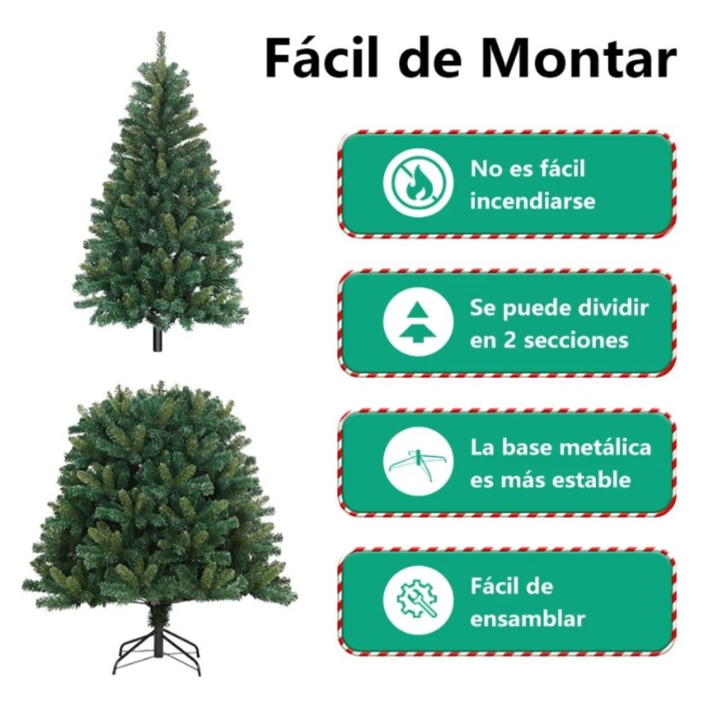 Foto 4 pulgar | Árbol de Navidad Cm-top 150 cm