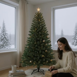 Foto 6 | Árbol de Navidad Cm-top 150 cm