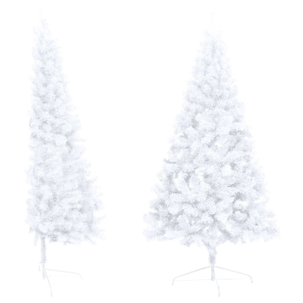 Foto 4 pulgar | Medio Árbol De Navidad Artificial Vidaxl Con Led Y Juego De Bolas - Venta Internacional.