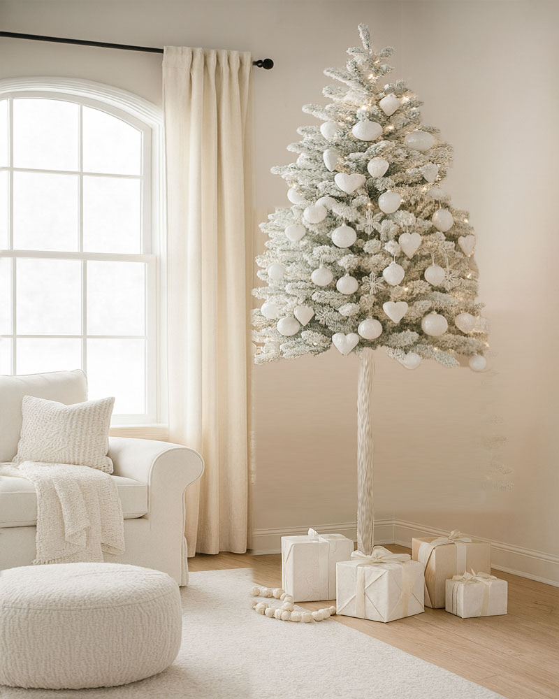 Foto 5 pulgar | Árbol De Navidad Premium Nevado Pet Friendly 1.80 M X 90 Cm – Seguro  Elegante Y Realista Kyuden Home