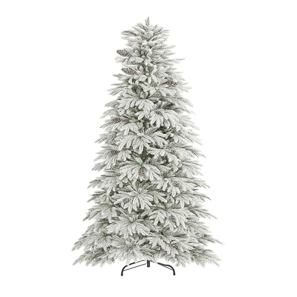 Foto 2 pulgar | Árbol De Navidad Premium Nevado Con Piñas 1.50 M X .63 M – Realista  Elegante Y Duradero Kyuden Home