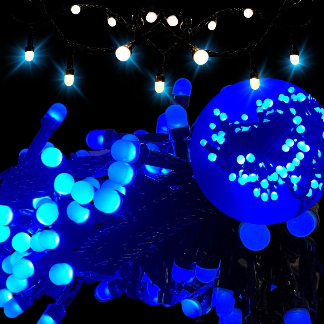 Foto 5 | Serie de Luces Navideñas 200 Leds 10 Mts color Azul Dosyu