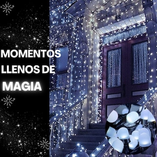 Foto 4 | Serie de Luces Navideñas 500 Leds 25 Mts color Blanco Frio Dosyu