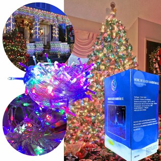 Foto 1 | Serie Navideña 700 Focos Leds 35 Mts Blanco Multicolor Dosyu