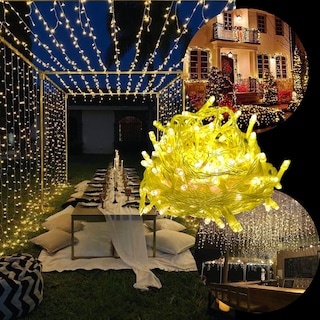 Foto 4 | Serie Navideña 300 Leds 15 Mts color Blanco Cálido Dosyu