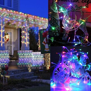 Foto 2 | Cascada de Luces de Navidad Dosyu Ice200l Multicolor
