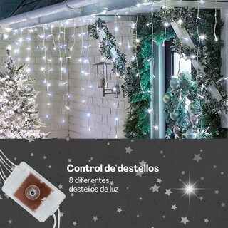 Foto 4 | Cascada de Luces ee Navidad Dosyu Ice300l color Blanco Frio