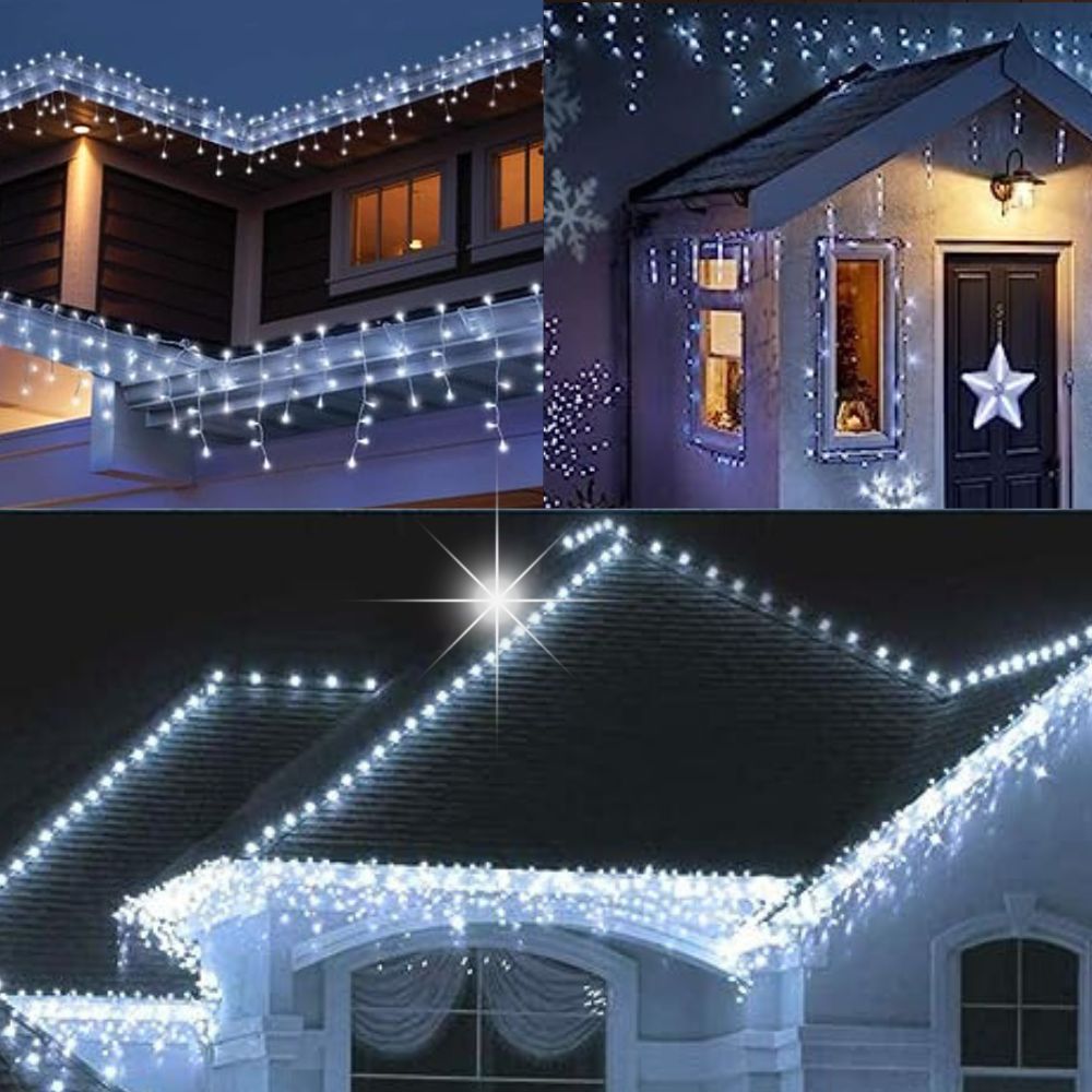 Foto 5 | Cascada de Luces ee Navidad Dosyu Ice300l color Blanco Frio