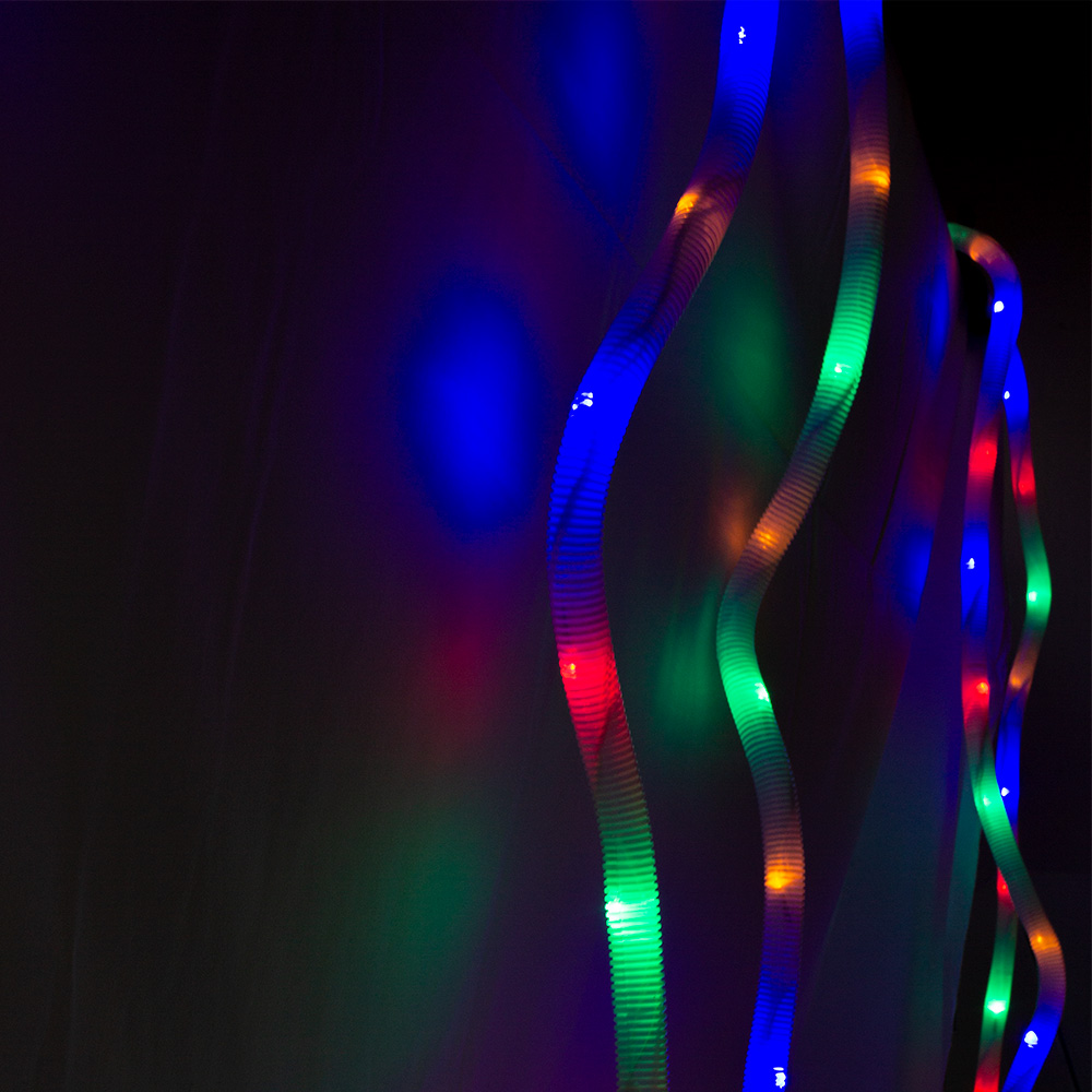 Foto 3 | Manguera Navideña Luz Led Multicolor Navicolors Corrugada 10 Mts