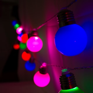 Foto 3 | Serie Navideña Navicolors de Luz Led Multicolor 20 Bombillas 6 Piezas