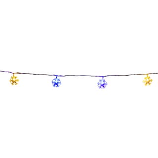 Foto 1 | Serie Navideña Copo de Nieve Navicolors 20 Focos Led Luz Multicolor 4 m