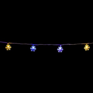 Foto 5 | Serie Navideña Copo de Nieve Navicolors 20 Focos Led Luz Multicolor 4 m