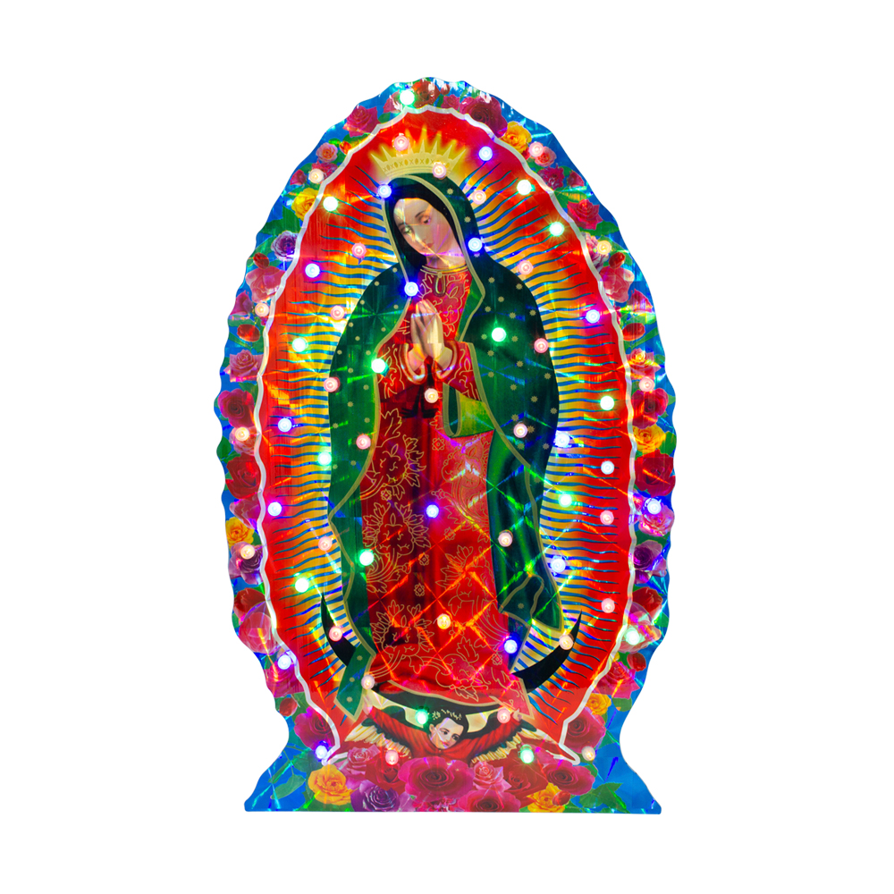 Foto 2 pulgar | Serie Navideña con Imagen Virgen de Guadalupe Navicolors 60 Focos Leds