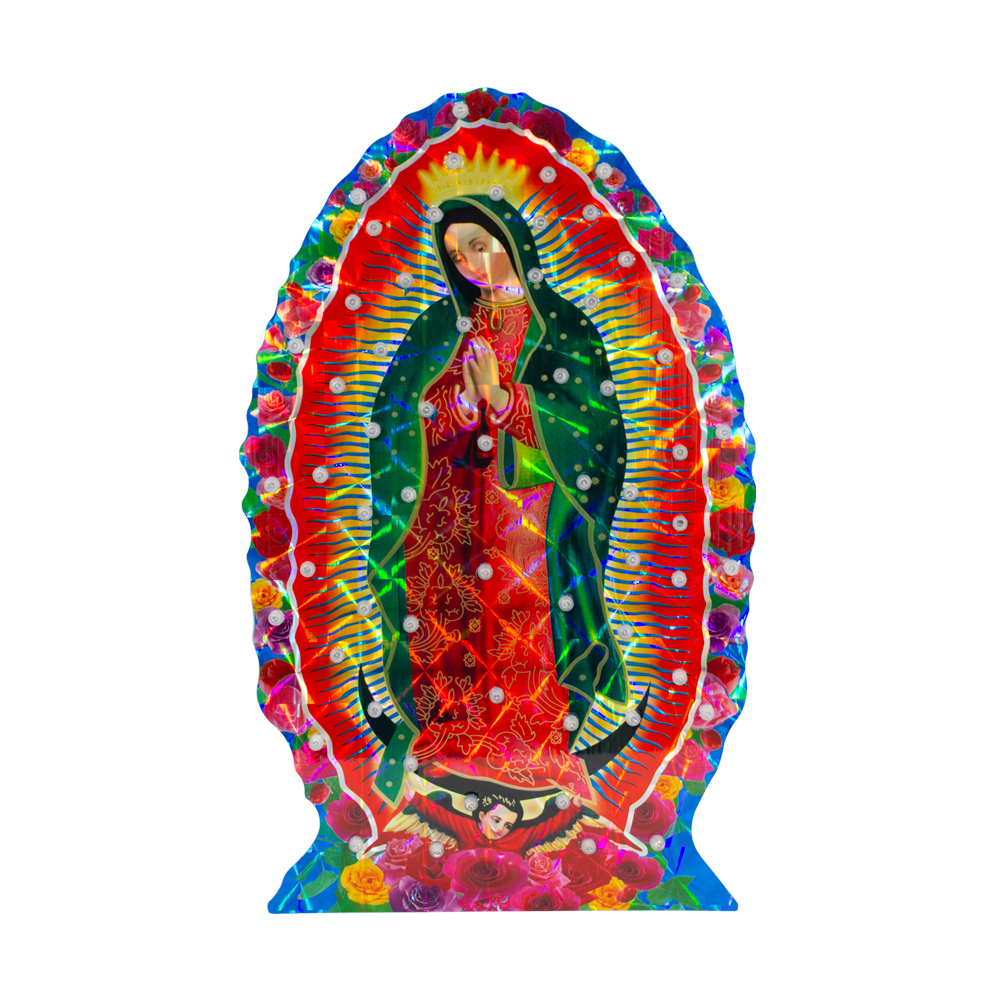 Foto 4 pulgar | Serie Navideña con Imagen Virgen de Guadalupe Navicolors 60 Focos Leds