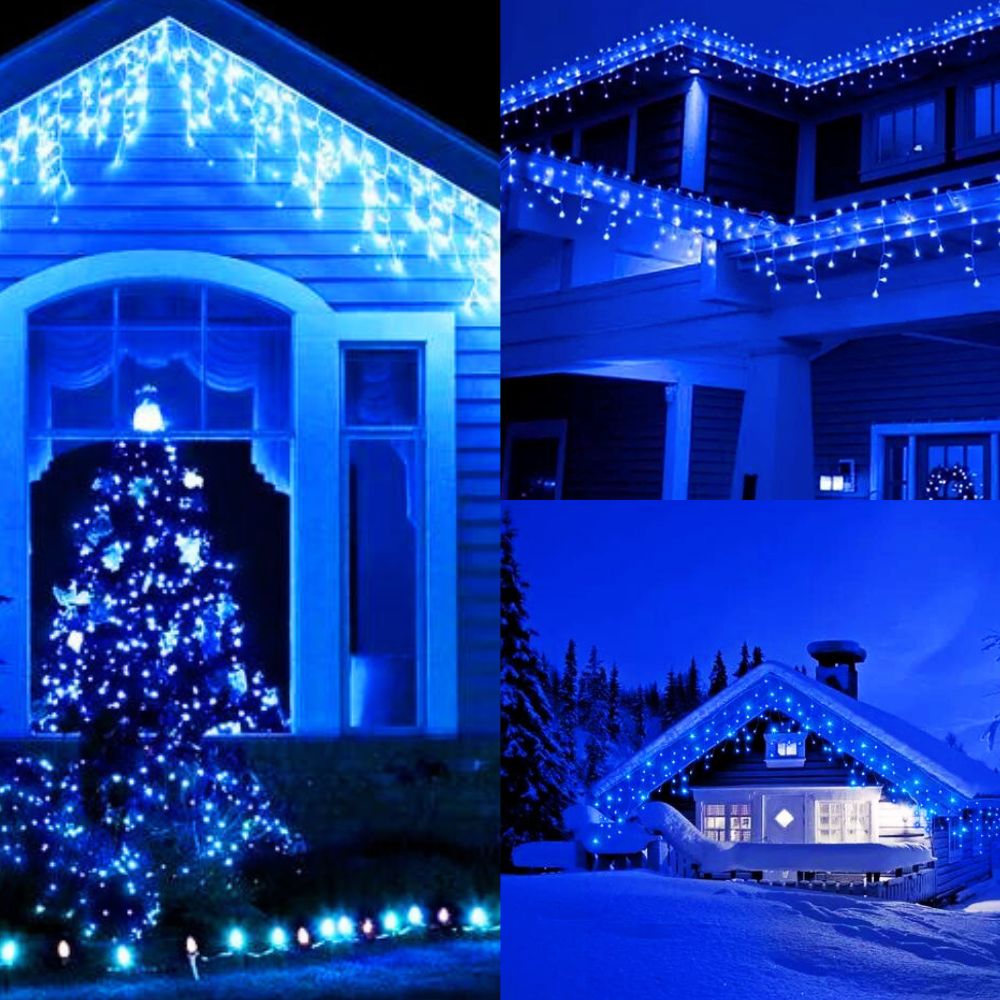 Foto 6 | Luces Navideñas Dosyu 200 Leds color Azul