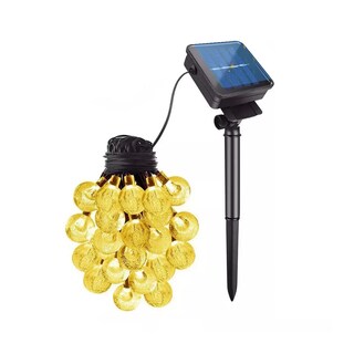 Foto 1 | Luces Led Navideñas Bola de Burbuja Solares Eo Safe Imports Amarillo