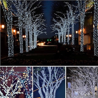 Foto 3 | Luces Le Solares Navideñas 200 Focos 8 Modos Eo Safe Imports Blanco