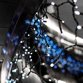 Foto 4 | Luces Le Solares Navideñas 200 Focos 8 Modos Eo Safe Imports Blanco