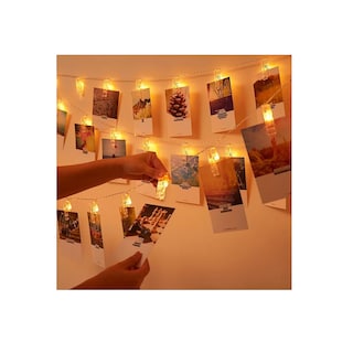 Foto 2 | Cadena de Luces de Clip para Fotos Eo Safe Imports ESI-11653 Blanco 2 m 20 Led