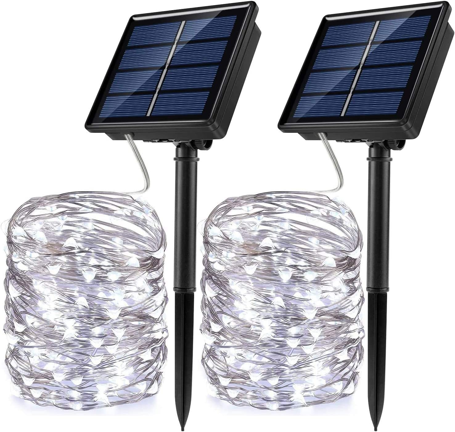 Venta Internacional - Guirnalda De Luces Solares Huoguo Paquete De 2 100 Led 10 M Resistentes Al Agua $501