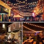 Guirnalda De Luces Led Con Forma De Guirnalda Navideña, 7,5 M, Ip45, 25 Pies, 25 Bombillas - Venta Internacional.