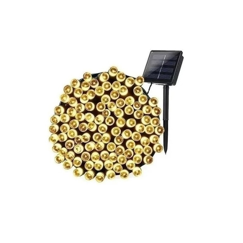 Guirnaldas Solares Cálidas, 20 M, 200 Led, Paquete De 2 - Venta Internacional. $479