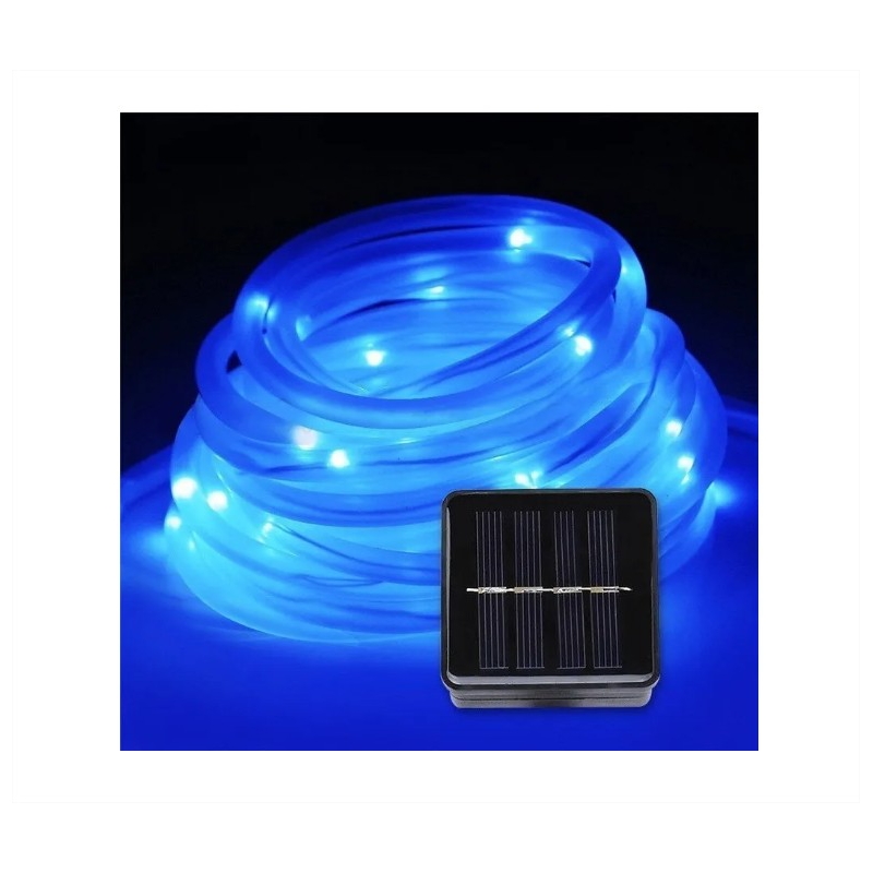Foto 2 | Guirnalda Solar Fairy Hose, 10 M, 100 Led, Azul - Venta Internacional.
