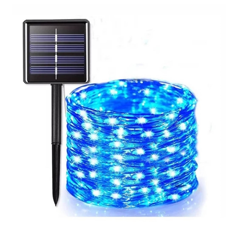 Foto 5 pulgar | Paquete De Luces Led Etho Import Solar Fairy De 32 M, 2 Unidades, Color Azul - Venta Internacional.