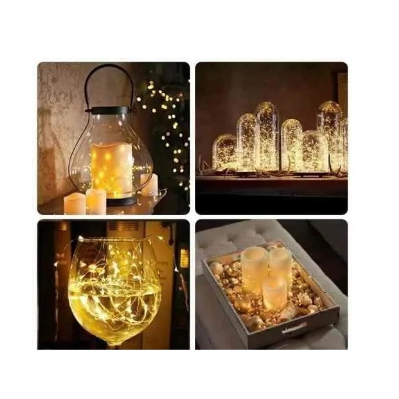 Foto 4 pulgar | Fairy Lights Micro Led, 10 M, Funciona Con Pilas Navideñas - Venta Internacional.