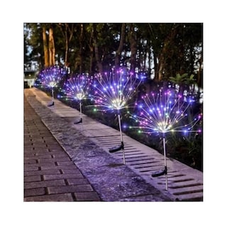 Foto 2 | Juego De 2 Guirnaldas De Luces Microled Para Navidad Que Funcionan Con Energía Solar - Venta Internacional.