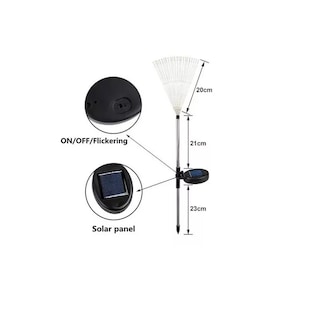 Foto 4 | Juego De 2 Guirnaldas De Luces Microled Para Navidad Que Funcionan Con Energía Solar - Venta Internacional.