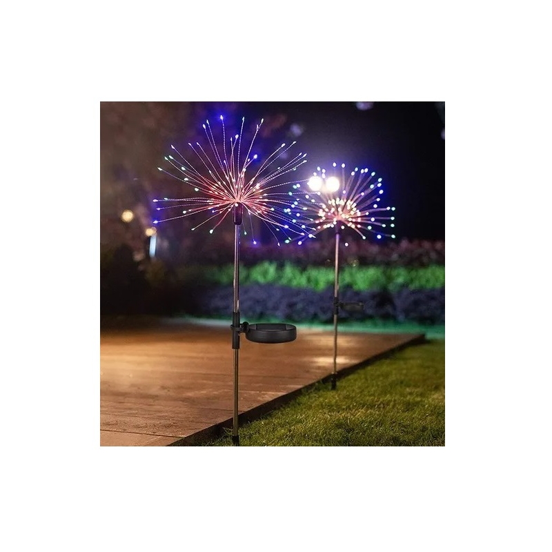 Foto 6 | Juego De 2 Guirnaldas De Luces Microled Para Navidad Que Funcionan Con Energía Solar - Venta Internacional.
