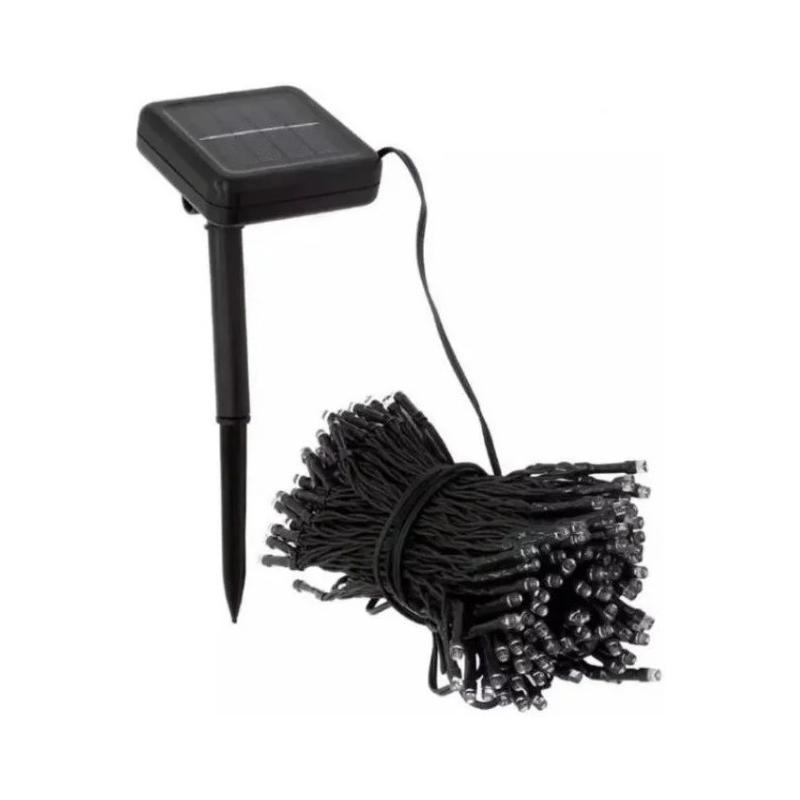 Foto 3 pulgar | Luces Solares Con Forma De Guirnalda, 10 M, 100 Led, Multicolor - Venta Internacional.