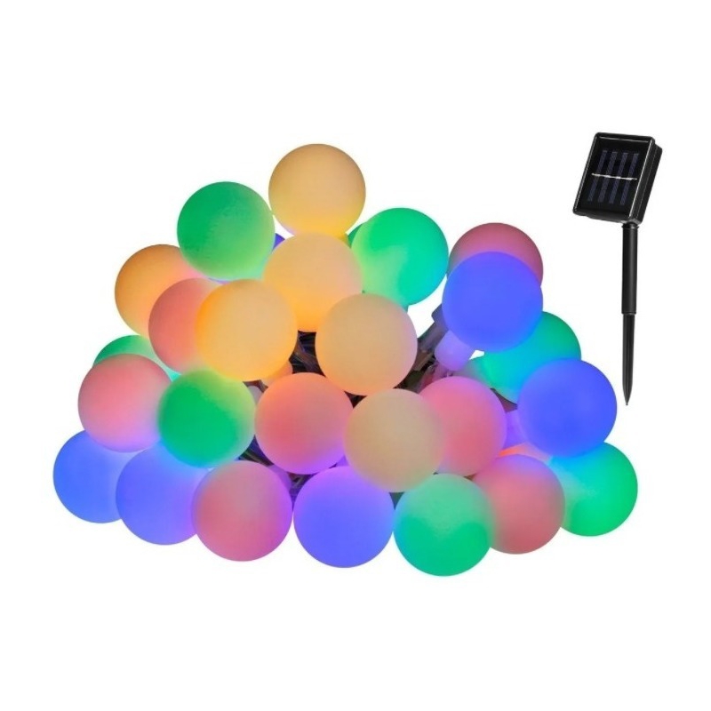 Foto 1 | Luces Solares Con Forma De Guirnalda Led Blanca, Multicolores, 6 M - Venta Internacional.