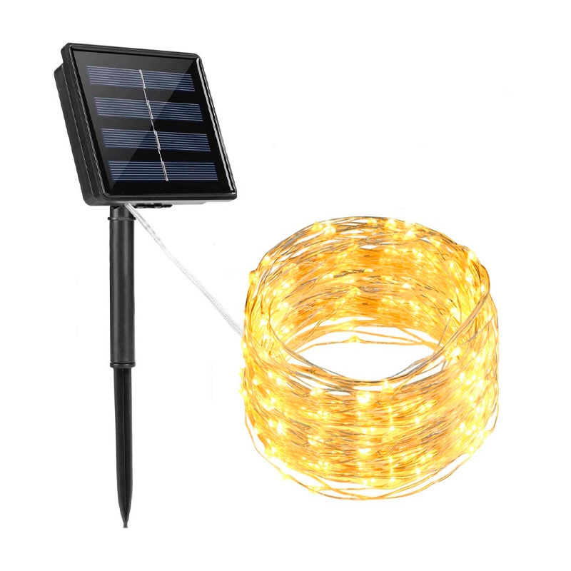 Foto 2 pulgar | Guirnalda De Luces Solares, 20 M, Luz Cálida Con 200 Led - Venta Internacional.