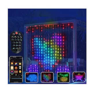 Foto 4 | Cortina Luces LED RGB Music Programmable Diy400 Luz Blanco