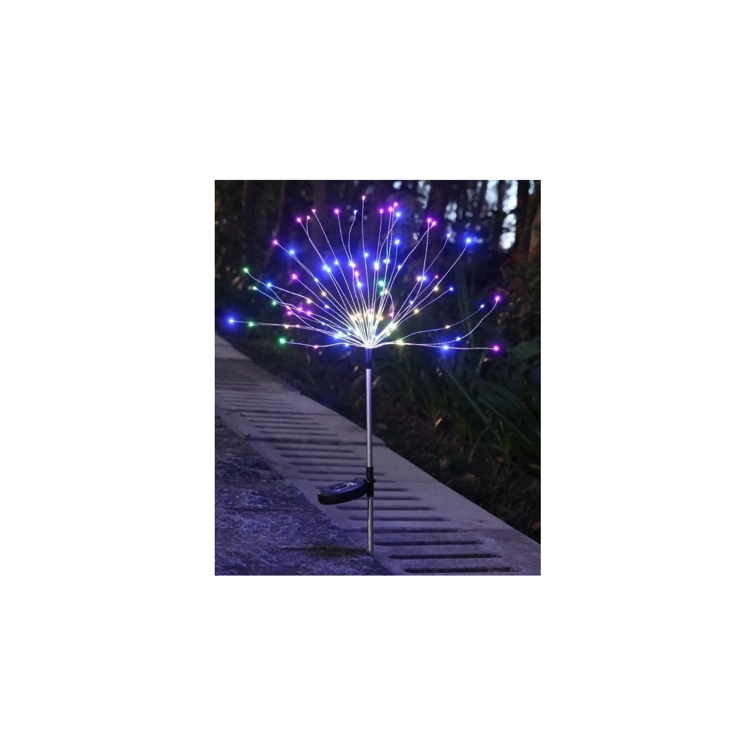 Foto 2 | Luces Solares para Fuegos Artificiales Micro Led Multicolor 2 Unidades - Venta Internacional