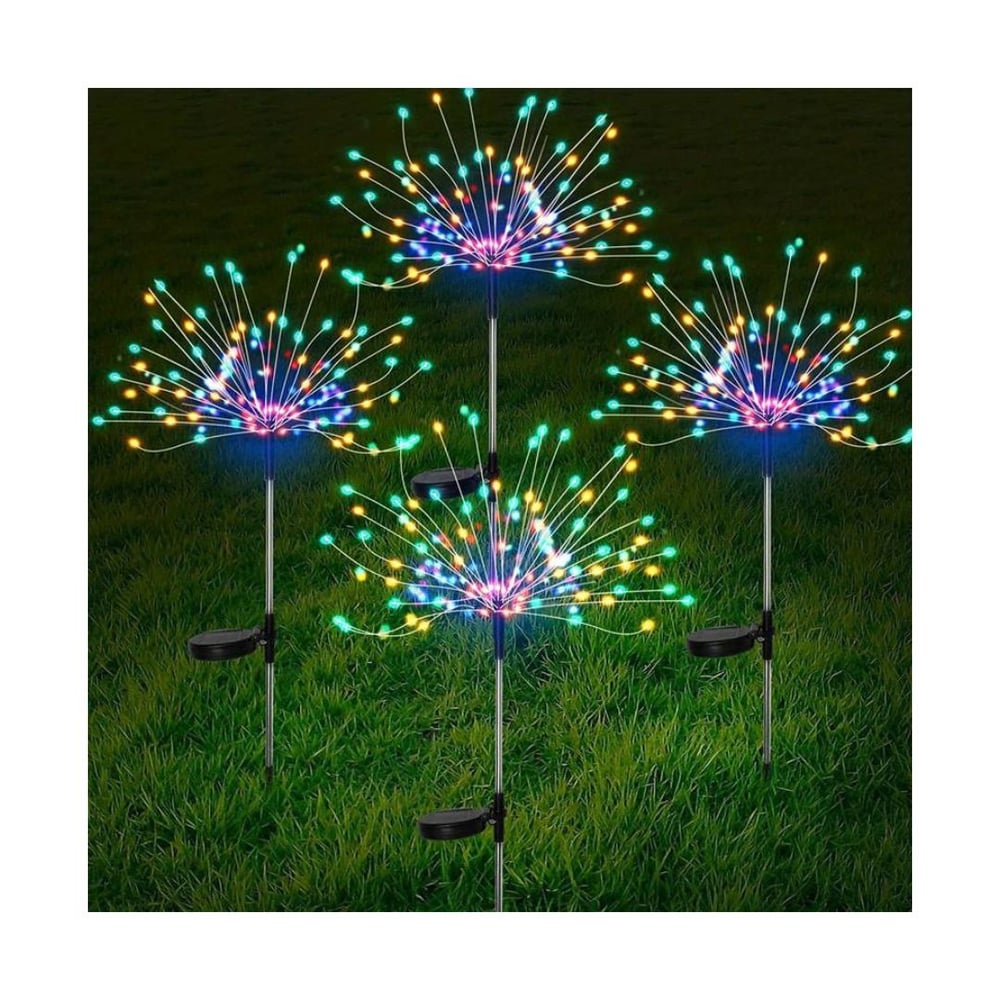 Foto 4 pulgar | Luces Solares Tipo Fuegos Artificiales Micro Led Multicolor 10 Piezas - Venta Internacional