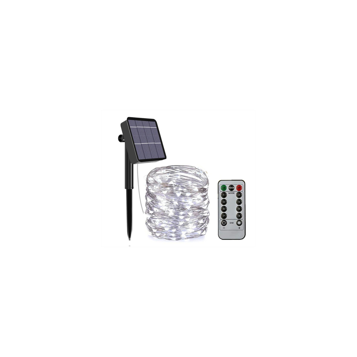 Foto 2 pulgar | Luces Solares Tipo Guirnalda de Hadas 50 M 500 Led con Control Iluminación Fría - Venta Internacional