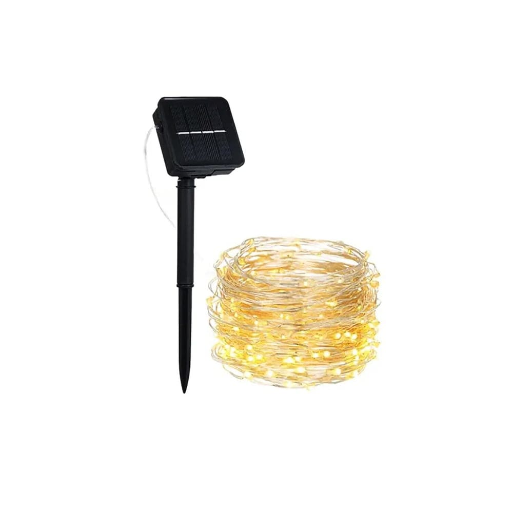 Guirnalda Solar Fairy Lights de 10m LED Cálida y Multifuncional - Impermeable $687