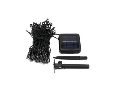 Foto 7 | Paquete de 2 Luces Solares con Forma de Guirnalda 200 Led 20 Metros color Blanco Cálido - Venta Internacional
